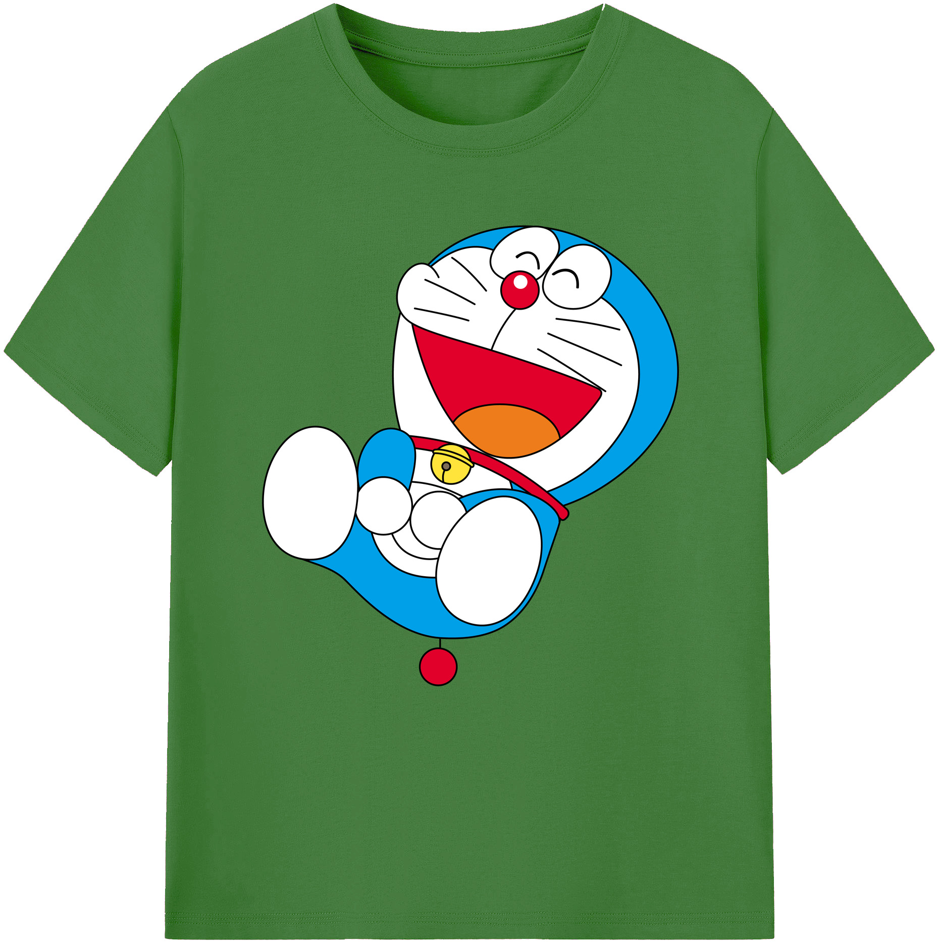 （画像用） ドラえもん Doraemon レディースカジュアルプリントTシャツ（綿100％）